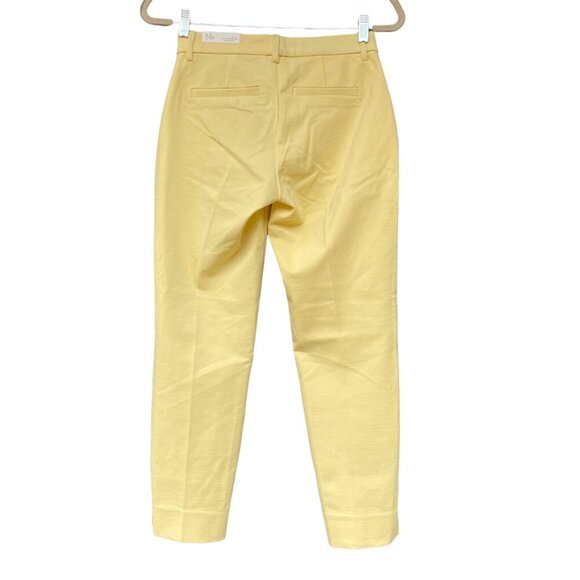 NWT Liverpool Los Angeles Yellow Kelsey Stretch Twill Mid Rise Trousers 0/25 - Picture 3 of 16